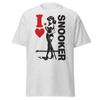 I Love Snooker T-Shirt - Sexy Retro Pin-Up Graphic Tee