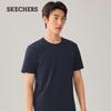Skechers Men's Lightweight Moisture-Wicking Knit Short Sleeve T-Shirt