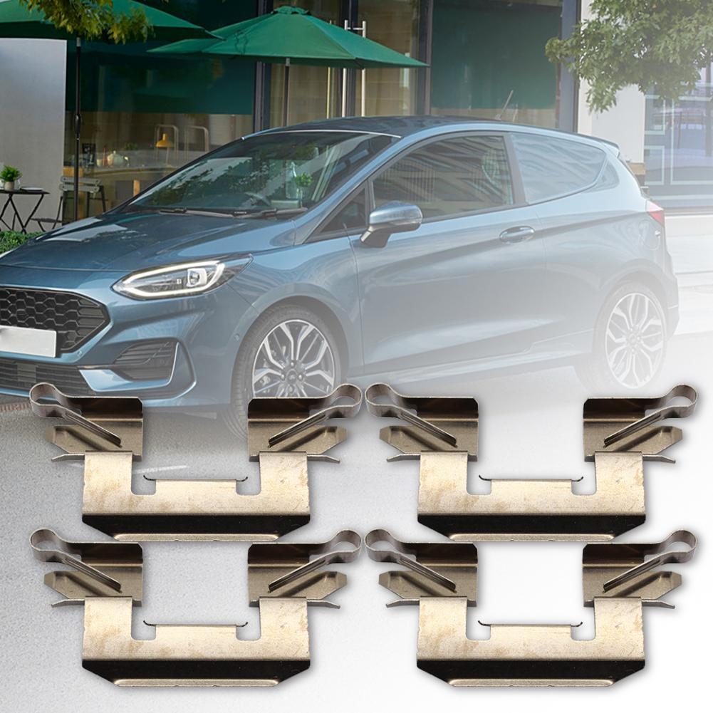 4Pcs Front Brake Pad Fitting Kit Shims OE BPF1772A Front Disc Brake Caliper Hardware Kit for Ford Fiesta MK7 2008-2017