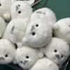 Stuffed Grey Seal Plush Keychain White Animal Cute Doll Keyring Soft Fashion Accessories for Backpacks