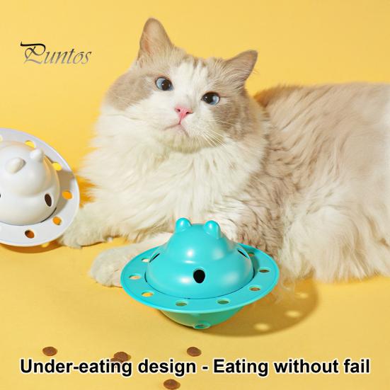 Cognitive Training Dog Toy Pet Treat Dispenser Interactive Slow Feeder Disc Puzzle for Dogs Puppies Cats Mental Stimulation Feeding