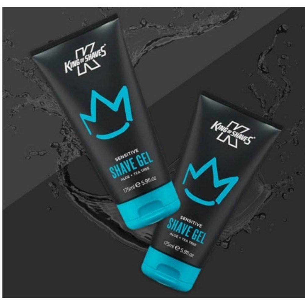 King of Shave Żel do golenia Sensitive, 5 opakowań, 175 ml