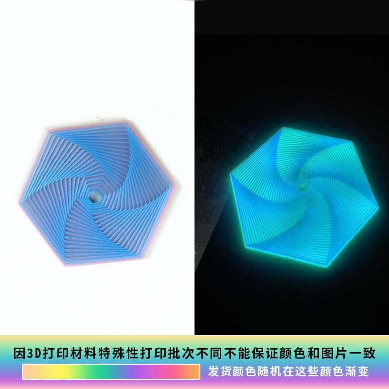 Infinity Frozen 3D Printed Hexagonal Spiral Tower Fidget Toy Flexible Telescopic Stress Relief Gadget Anxiety Novelty Desk Toy Other