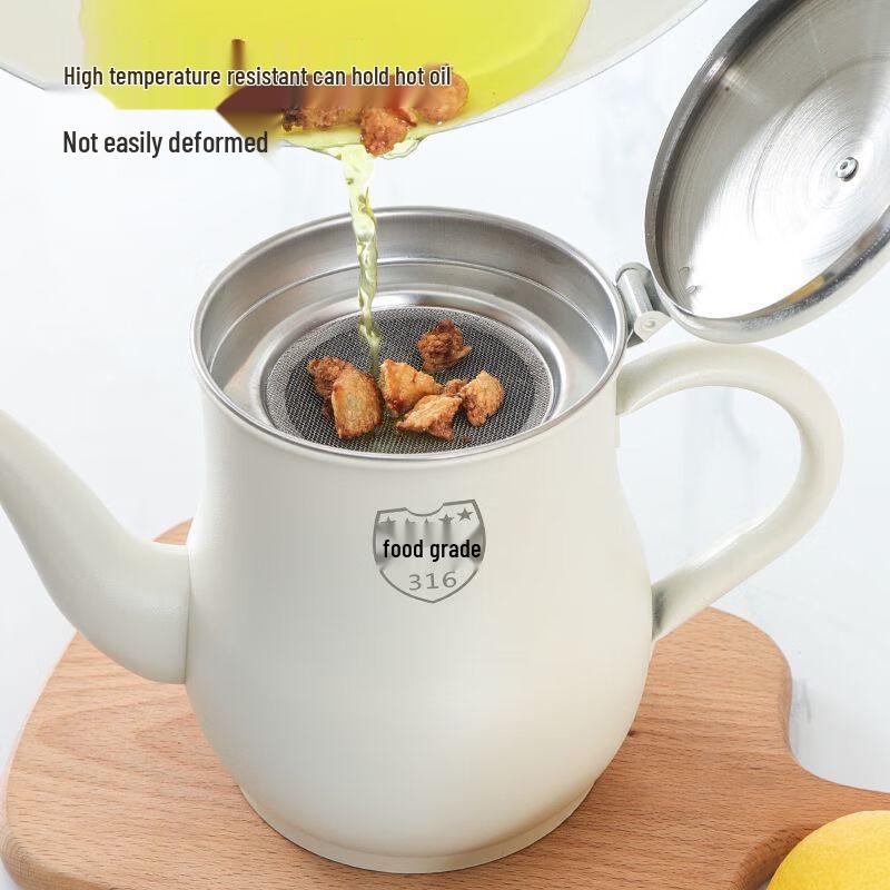Lin Pan Stainless Steel Oil Dispenser with Filter