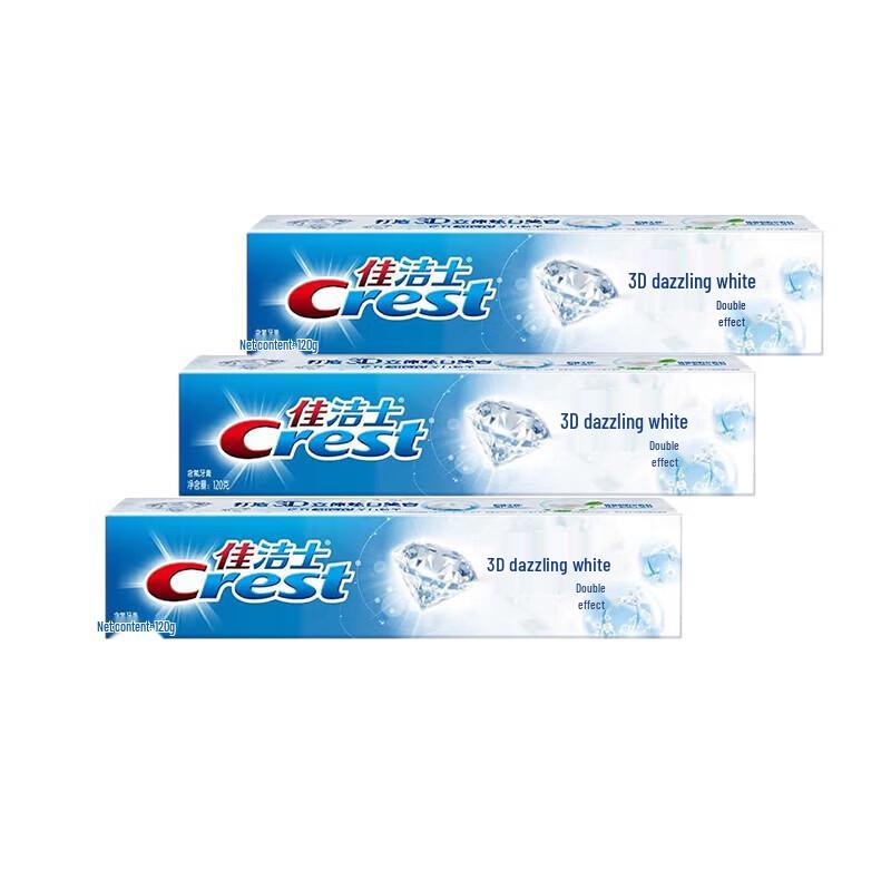 Crest Dazzling White Dual-Effect Cool Mint Toothpaste