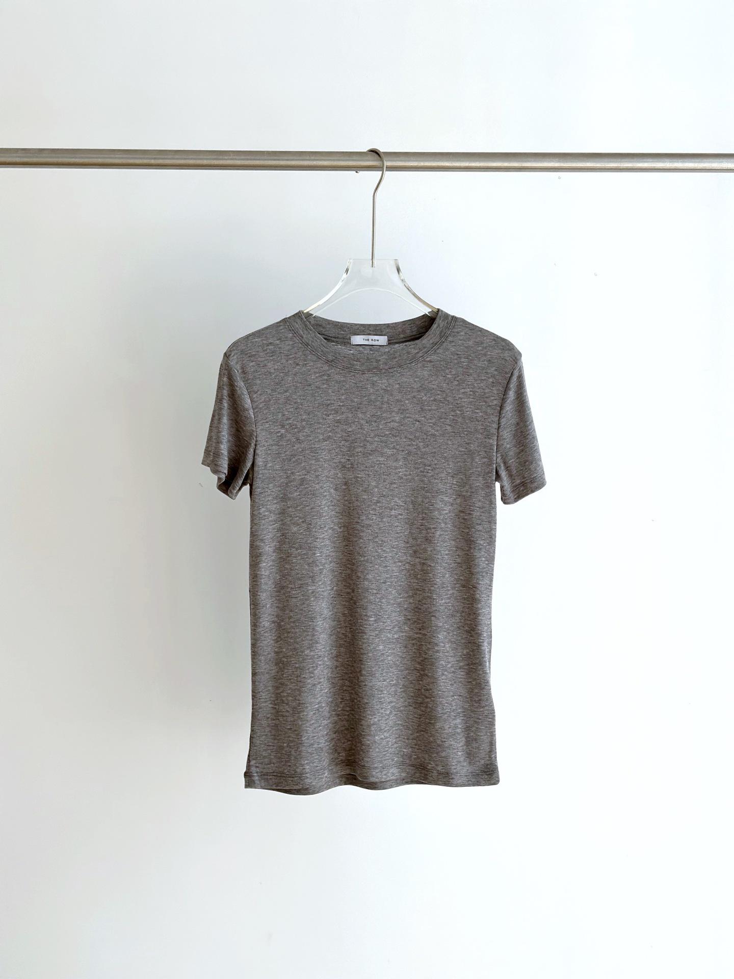 

G Quality R Home женский классический минималистский топ из шерсти лиоцелла и тенселя с короткими рукавами Large