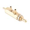 3 Holes Dental Chair Unit Standard Foot 3mm 5mm Valve Accurate Foot Control Switch Copper Valve