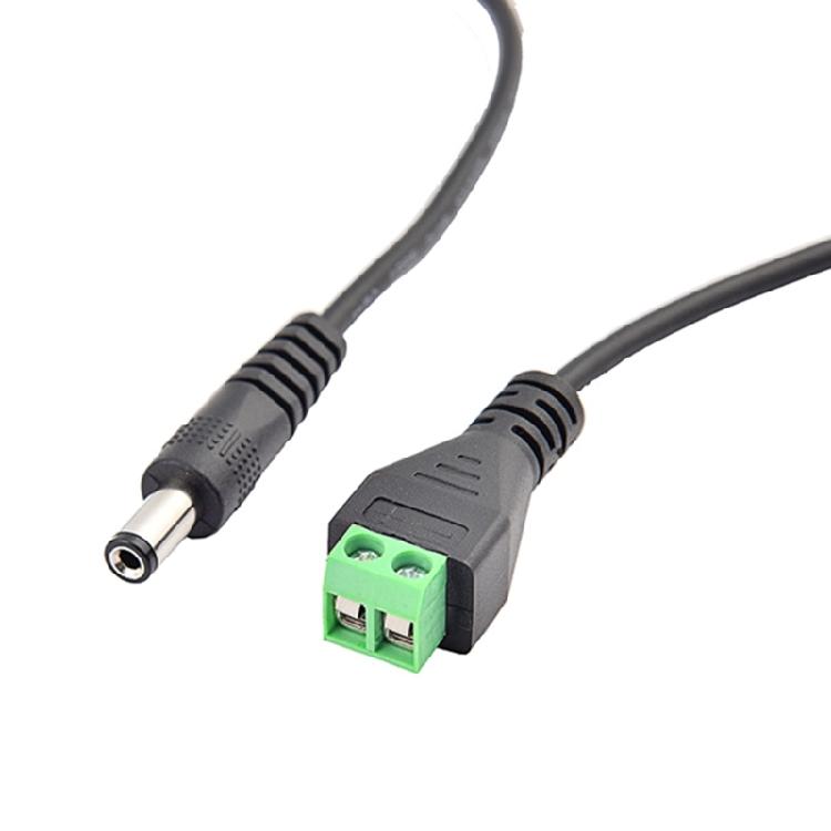 Universal DC5.5x2.1mm Power Plugs Cord With PVC Housing For Cameras Solar Panel LED Projects Power Supply Adapter