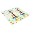 80x72in Baby Play Mat Extra Large Crawling Mat with Cartoon Animal Pattern Thick Foam Play Mat Reversible Portable Baby Floor Mat