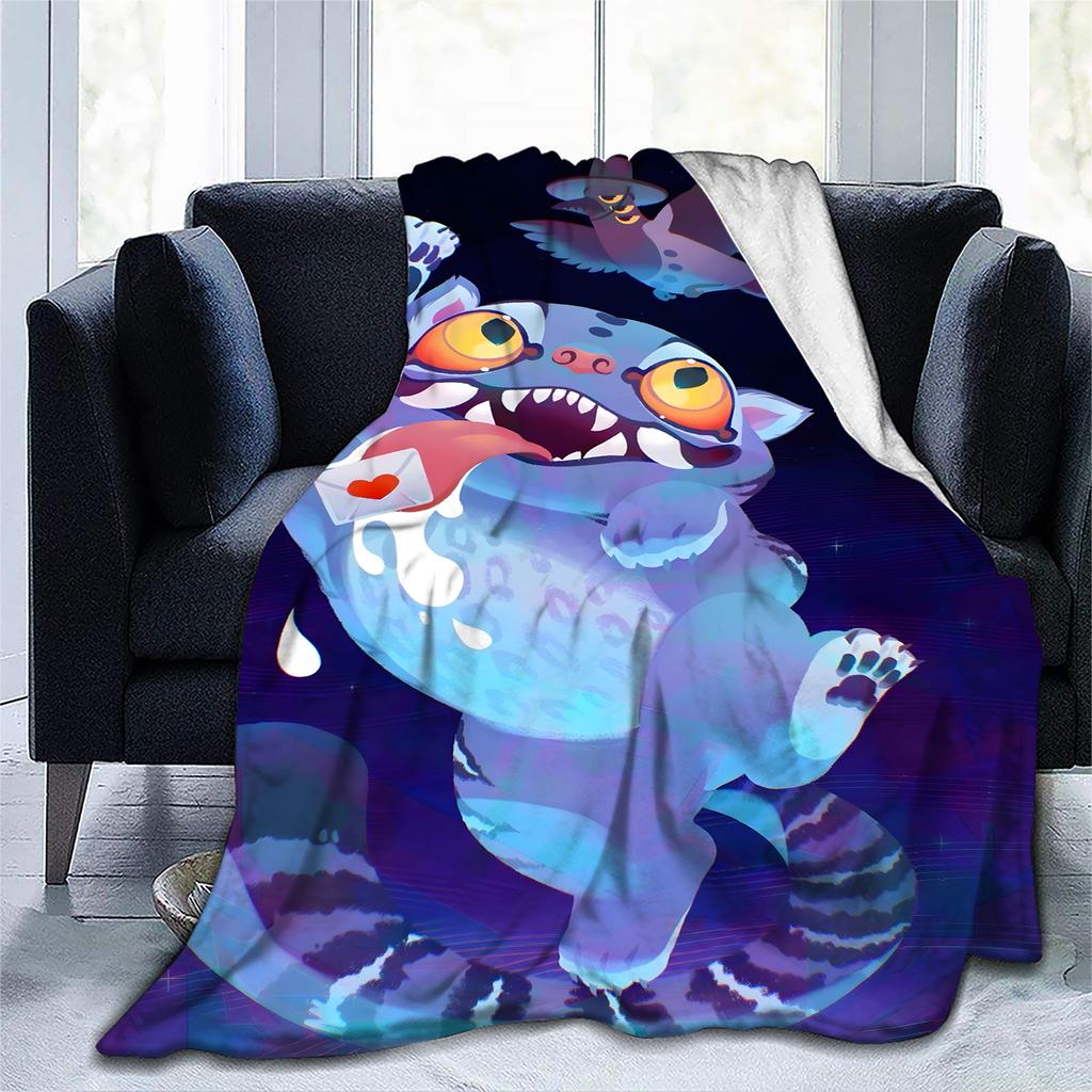 Flannel Digital Printed Blanket Conditioning Blanket Sofa Blanket Girl Gift