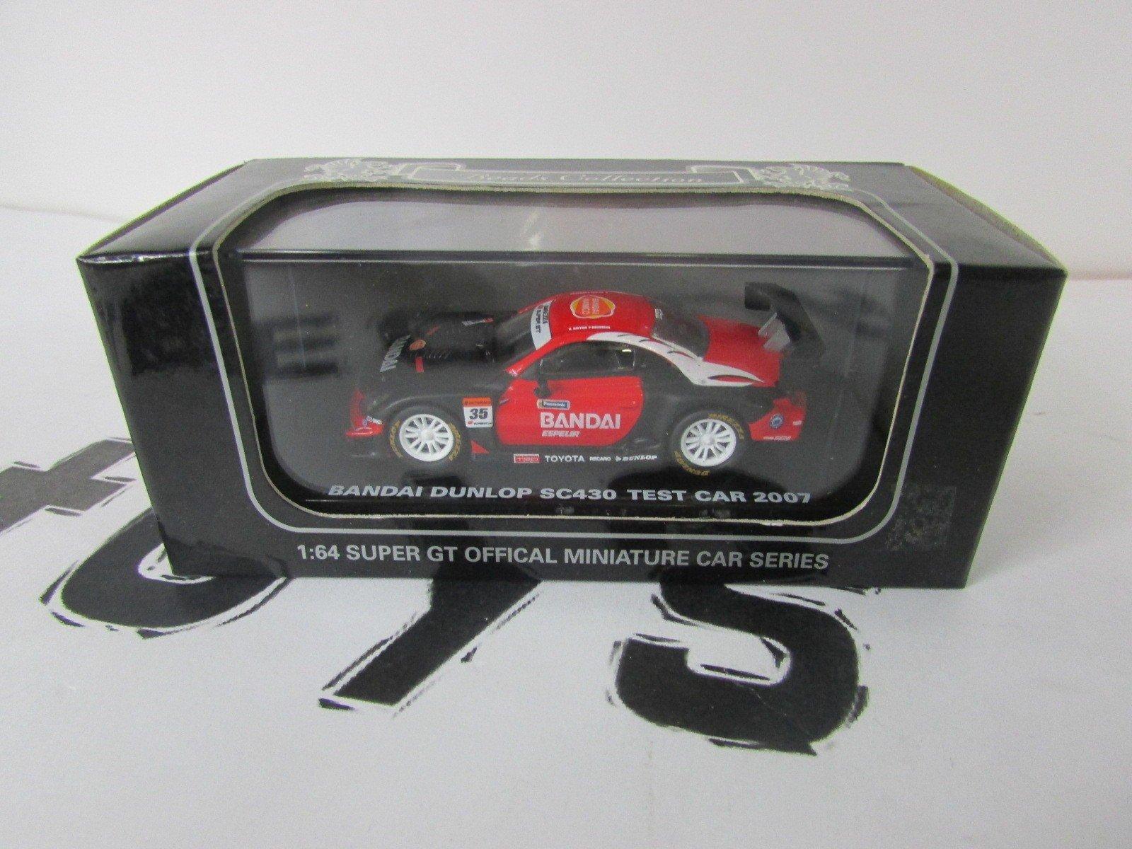

Kyosho Original Bandai Dunlop SC430 Test Car 2007 Finished Product 1/64