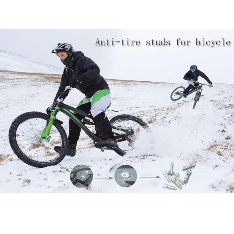 100Pcs Car SUV ATV Anti-Slip Screw Stud Wheel Tyre Snow Tire Spikes 9mm 12mm