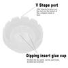 100Pcs Disposable Eyelash Ring Holder Eyelash Extension Glue Adhesive Stand