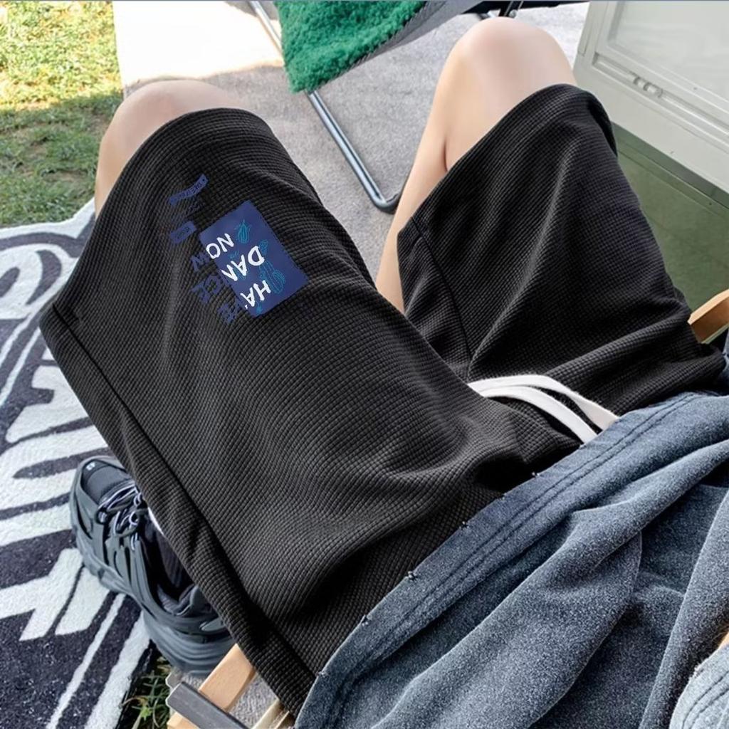 Simple Casual Loose Shorts Men's Summer Trend Fashion Simple Five-point Pants Straight Wide-leg Versatile Pants