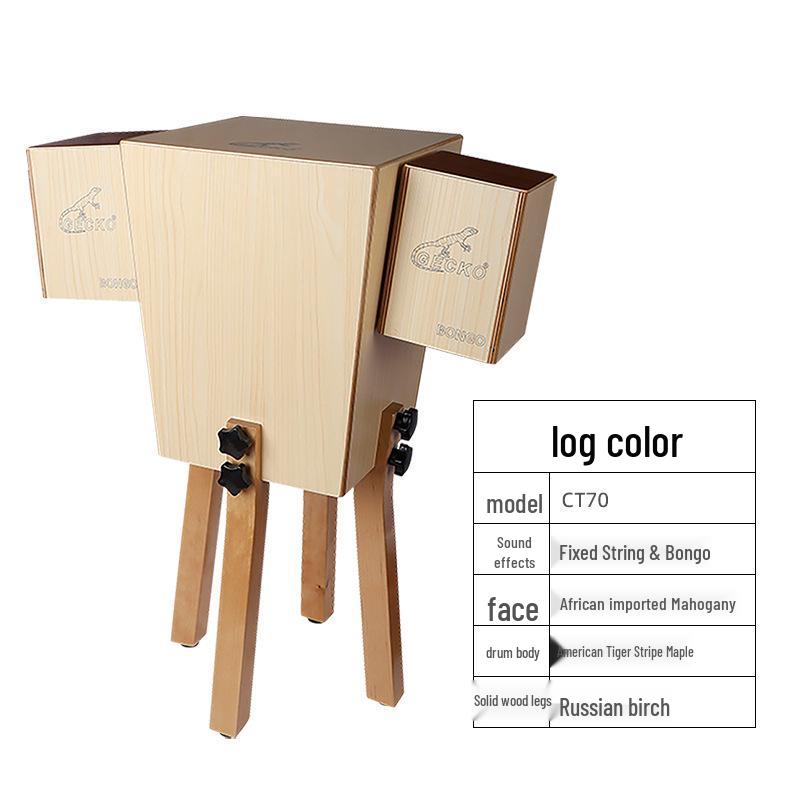 Professional Detachable Cajon Drum: Simple Hand-Played Wooden Box Percussion Instrument