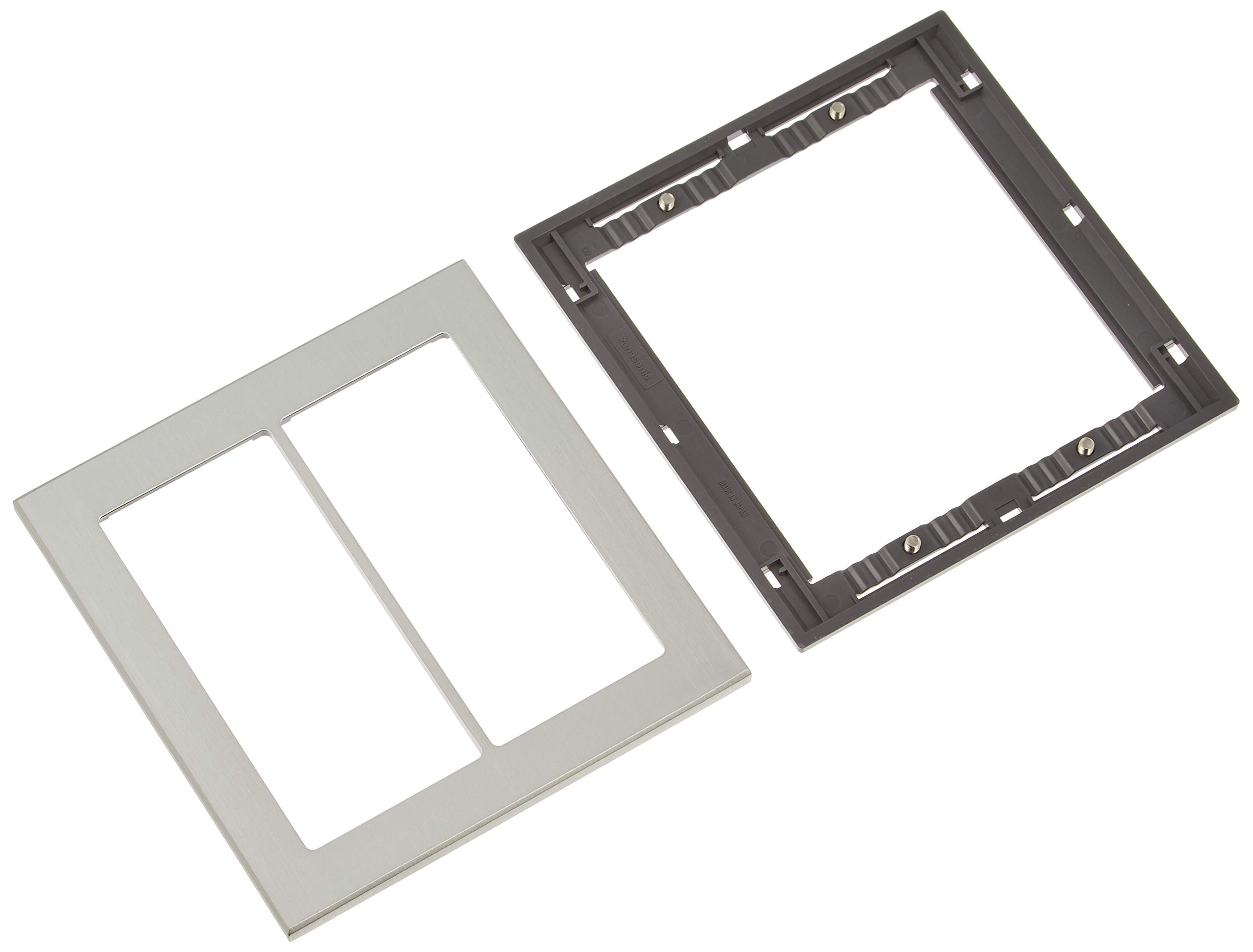 

Квадратная панель переключателей Panasonic 2 серии серебристо-серая WTV6102S1
