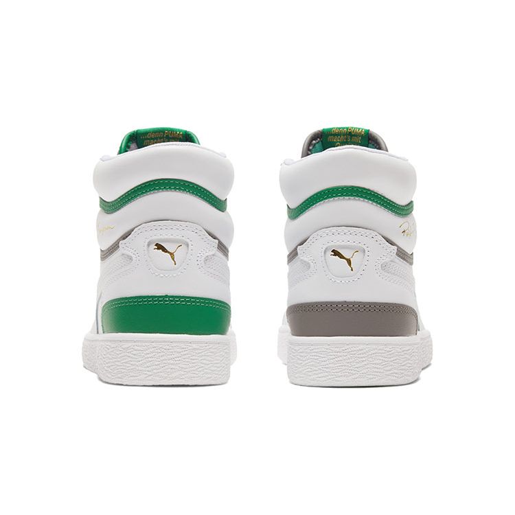 Puma Ralph Sampson Mid White Amazon Green Unisex Sneakers Steel-Grey 370847-20