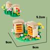 MOC Medieval Castle Building Blocks Set House Bedroom Table Furniture Kitchen Knight Witch Wizard Halloween Skeleton Brick Toys