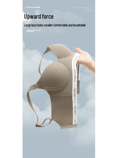 Women's Seamless Summer Underwear: Thin, Adjustable, Anti-Sagging Sports Bra for All Bust Sizes