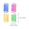 40 Pieces Durable Rubber Spring Toys for Cat Play and Interaction Assorted Color