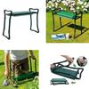 Sturdy Garden Kneeler Folding Chair With Dual Purpose Seating And Kneeling