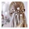 Pearl Hairpin, U-pin, Hair Accessory, Hair Ornament, Set of 18, Hairpin, Pearl, Party, Wedding, Kimono, Coming-of-age Ceremony, Graduation Ceremony,