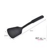 Nylon Kitchen Spatula with Long Handle - Rectangular Turner for Nonstick Cookware