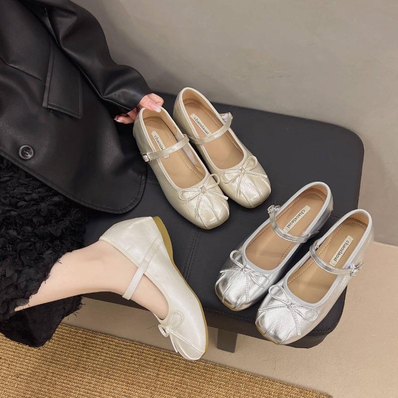New Retro Height-increasing Single Shoes