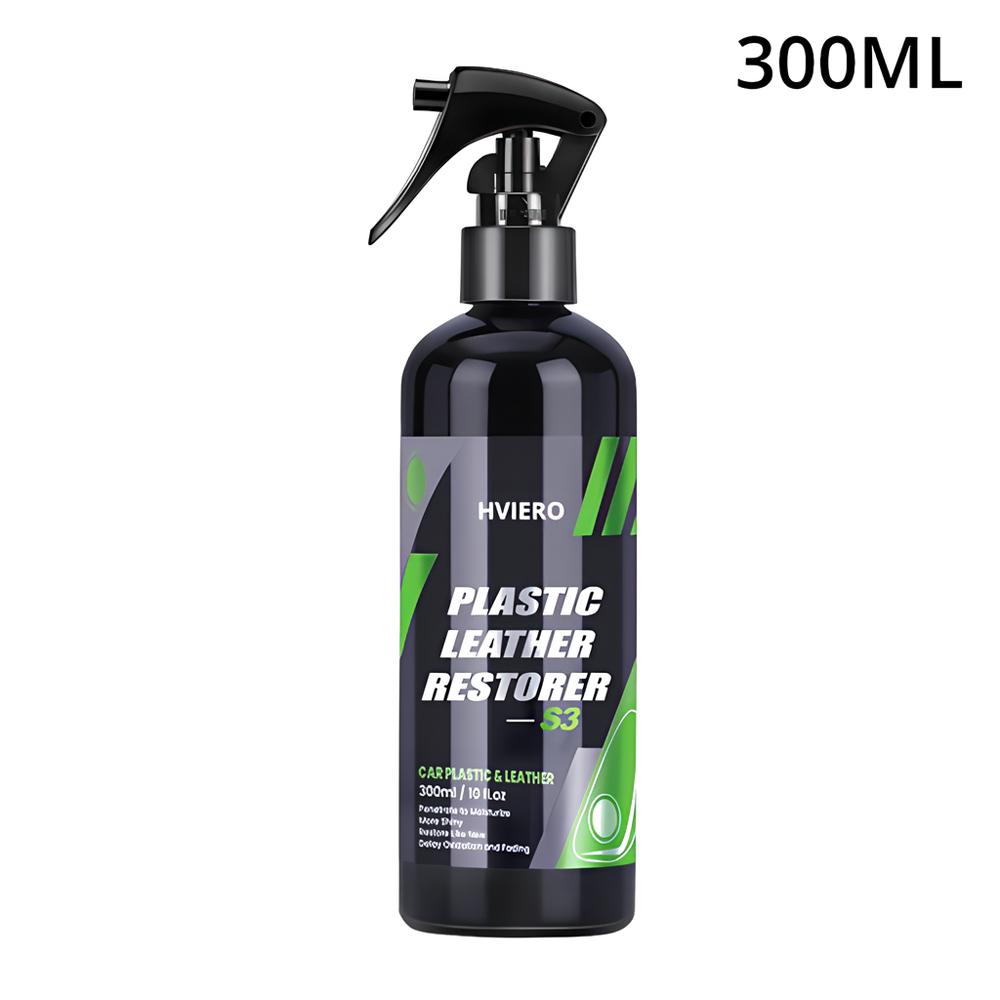 HVIERO S3 Auto Interni Parti Pelle Liquida Ristrutturante Plastica Rinfrescante Schiuma Detergente Spray Pasta Ristrutturante Auto