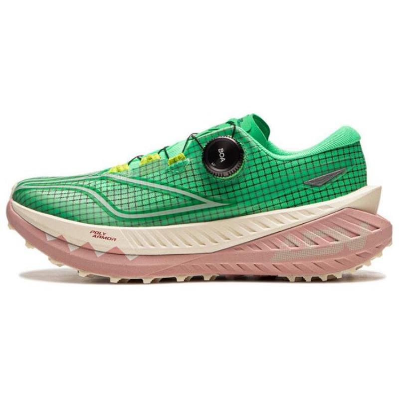Li-Ning Dilu Series PRO V2 Women s Low-Top Running Shoes Green Pink Beige ARNU008-3 38