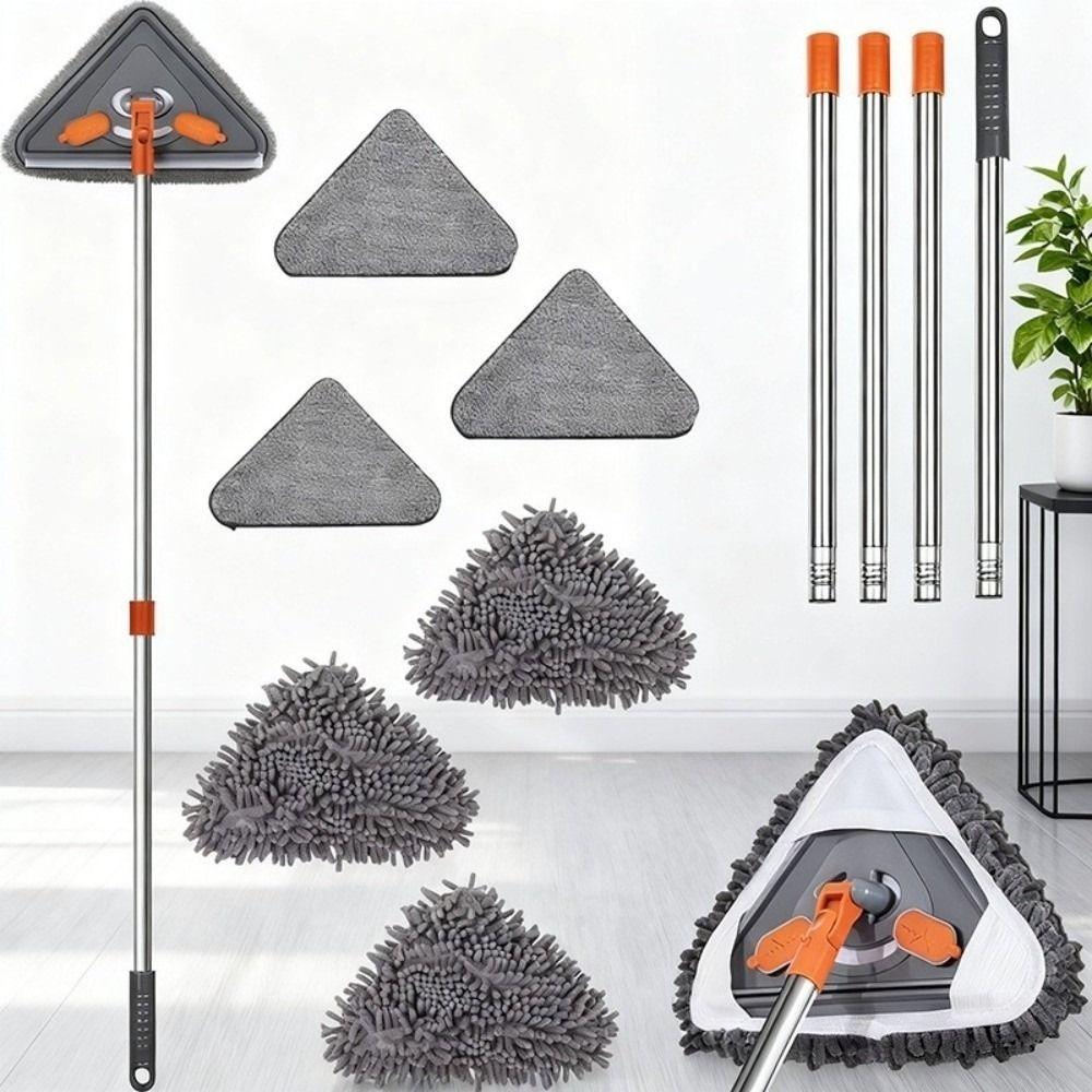 360° Rotatable Glasss Wall Mop Dry And Wet Use Glass Door Mop New Window Cleaning Mop For Ceiling