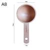 Wooden Measuring Spoon 7.5-45ML Beech Walnut Portable Long Lasting Kitchen Gadget for Restaurant Home Baking Cooking Use