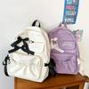 1 Pcs Korean Junior High Student Girl Backpack New Fresh And Sweet Middle School Bag High Capacity