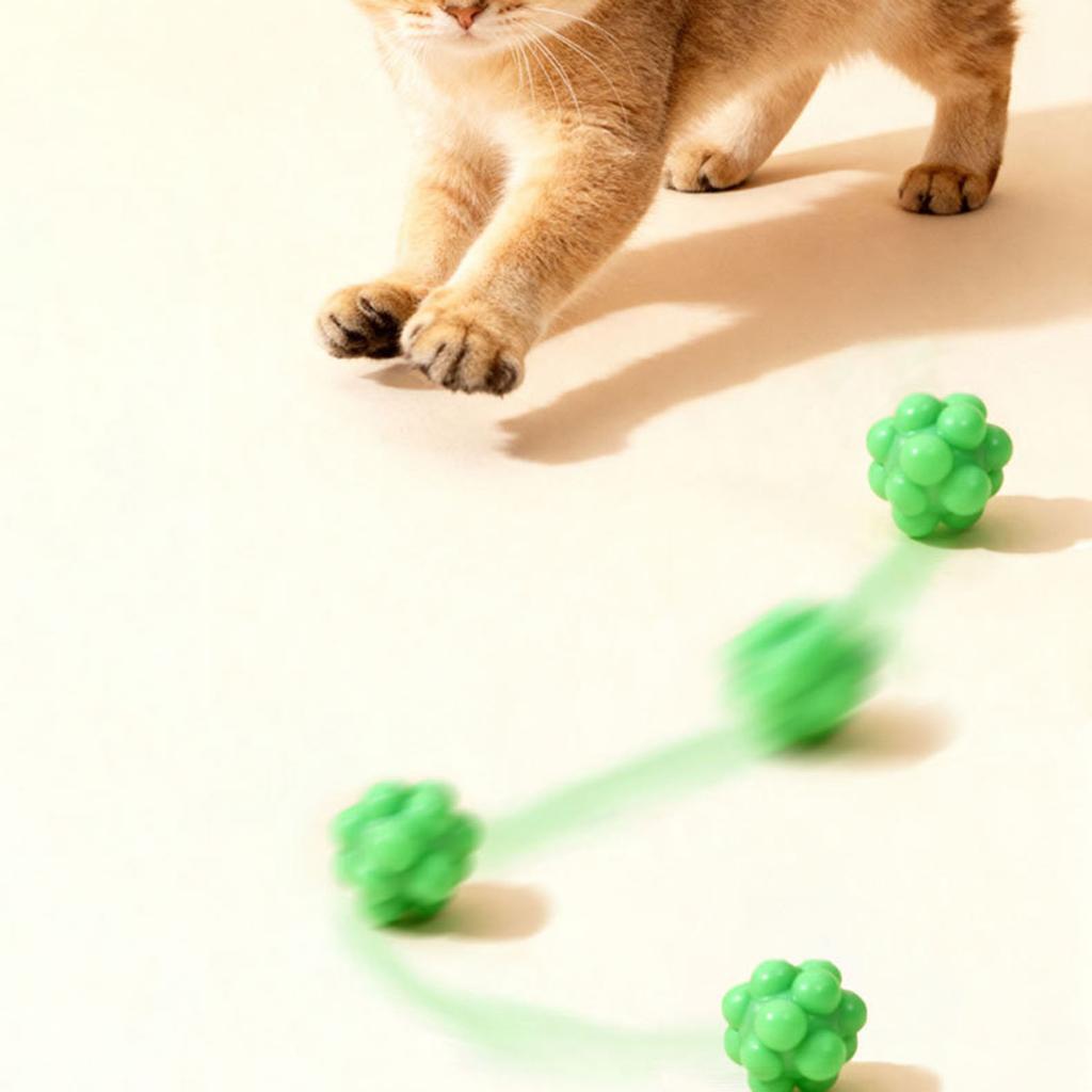 High Elasticity Irregular Bites  Resistant Elastic Ball Cats Toy