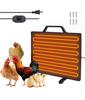 Thermostatic Chicken Coop Heater 160W Poultry Heating Panel 0-99℃ Temperature Winter Farm Radiant Heating Board Heating Plate