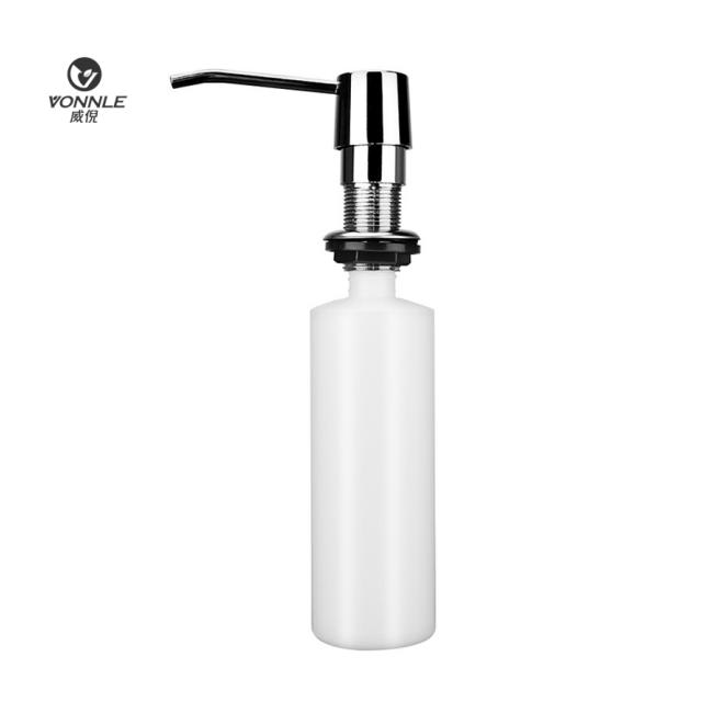304 Stainless Steel Hand Soap Dispenser ABS Kitchen Sink Detergent Basin with Hand Soap for Detergent Dispenser