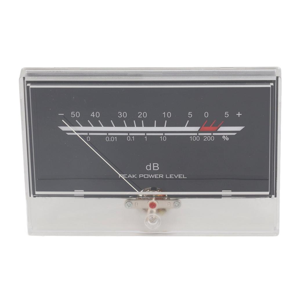 VU Meter LED White Backlit Accurate Measurement Power Amplifier DB Meter for Studio DIY