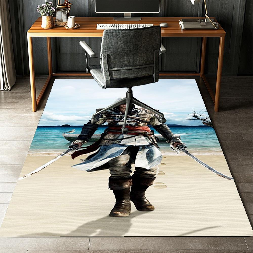 Assassin's Creed Printed Carpet,Rug,for Office Chair Living Room Bedroom Kitchen Room Decor Gifts.