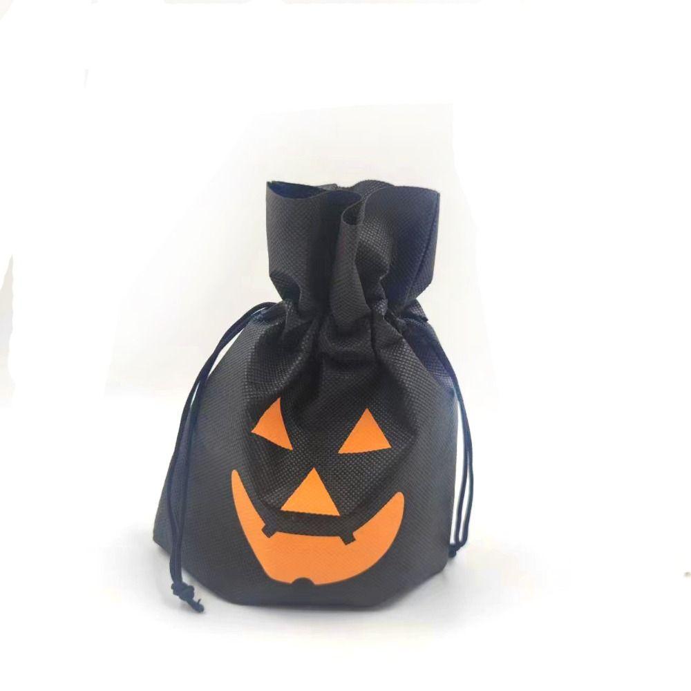 Handbag Pumpkin Gift Bag Packaging Coin Purse Drawstring Storage Pouch  Halloween