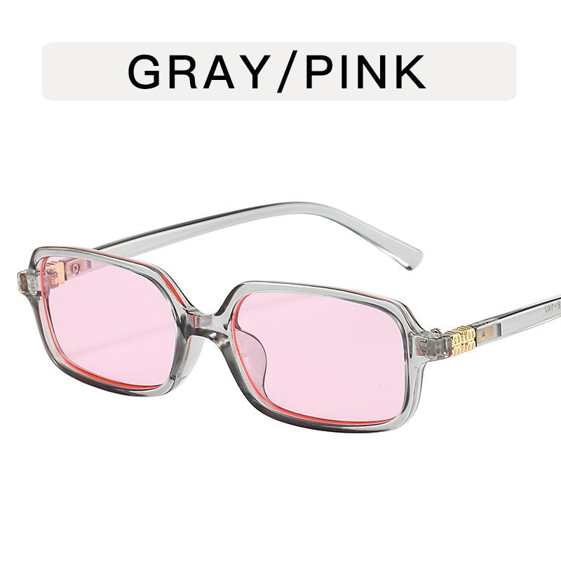 Rectangle Shape Ladies Sunglasses European American Vintage Style Outdoor Sun Glasses Driving Hiking Woman Sunglasses