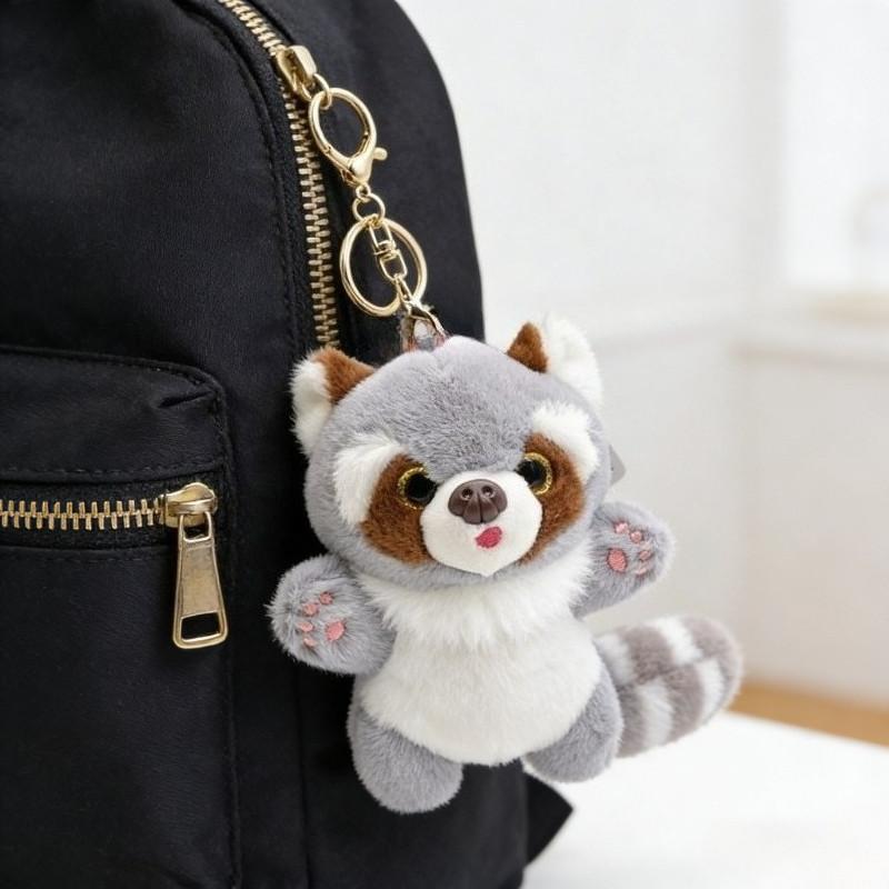 Cute Plush Pendant Cartoon Doll Keychain Bag Hanging Ornament Small Gift
