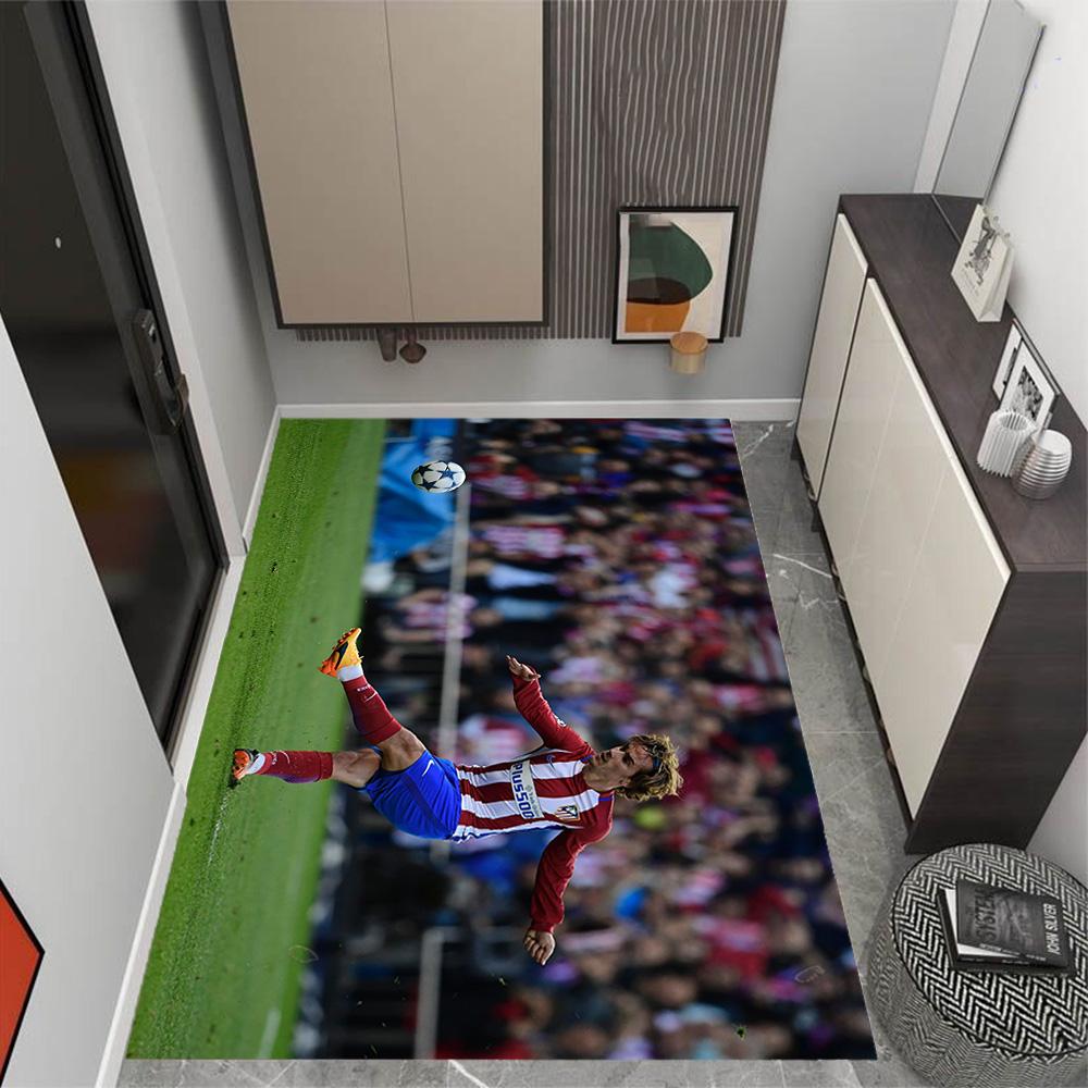 Atletico Madrid Player Carpet Suitable for Decorate room Dining Room Dormitory Game Room Antislip Carpet Office home decor