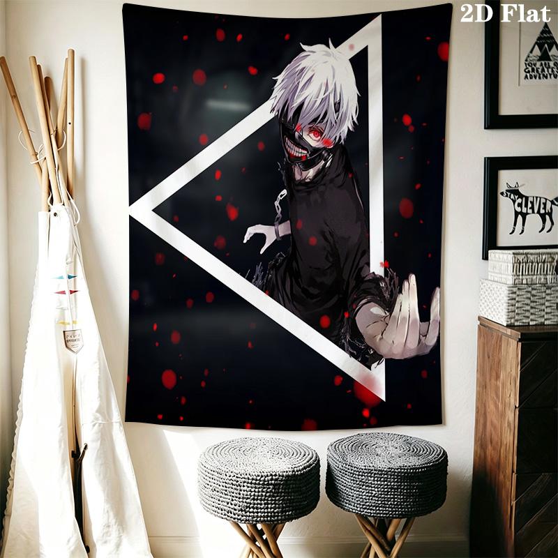 Dark Fantasy Warrior Tapestry Background Cloth Wallmounted Homestay Soft Decoration Tapestry Background Wall Hanging Cloth
