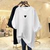 Camisetas Casuales Holgadas para Mujer Tops Básicos Sólidos de Manga Corta Jerseys Verano Amor Estampado Camiseta de Manga Corta