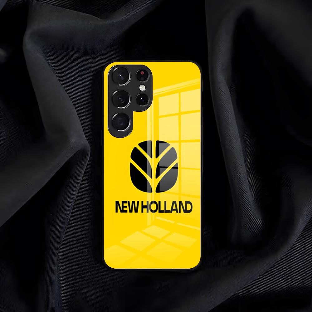 Tractor N-New H-Holland Phone Case For Samsung S26 S25 Edge S24 S23 S22 S21 S20 Ultra Plus FE Glass Cover