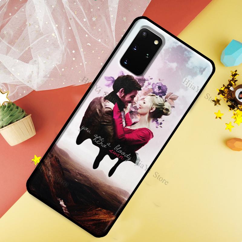 Captain Swan Once Upon A Time Phone Case For Samsung Galaxy S20 FE S21 S22 Ultra S8 S9 S10 Plus Note 10 20 Ultra Cover
