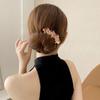 Fashion metal five-tooth comb hairpin updo holder bridal headpiece