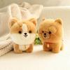 Shiba Inu Adorbale Furry Plush Corgi Dog Plush Fluffy Puppy Soft Doll  Birthday Gifts