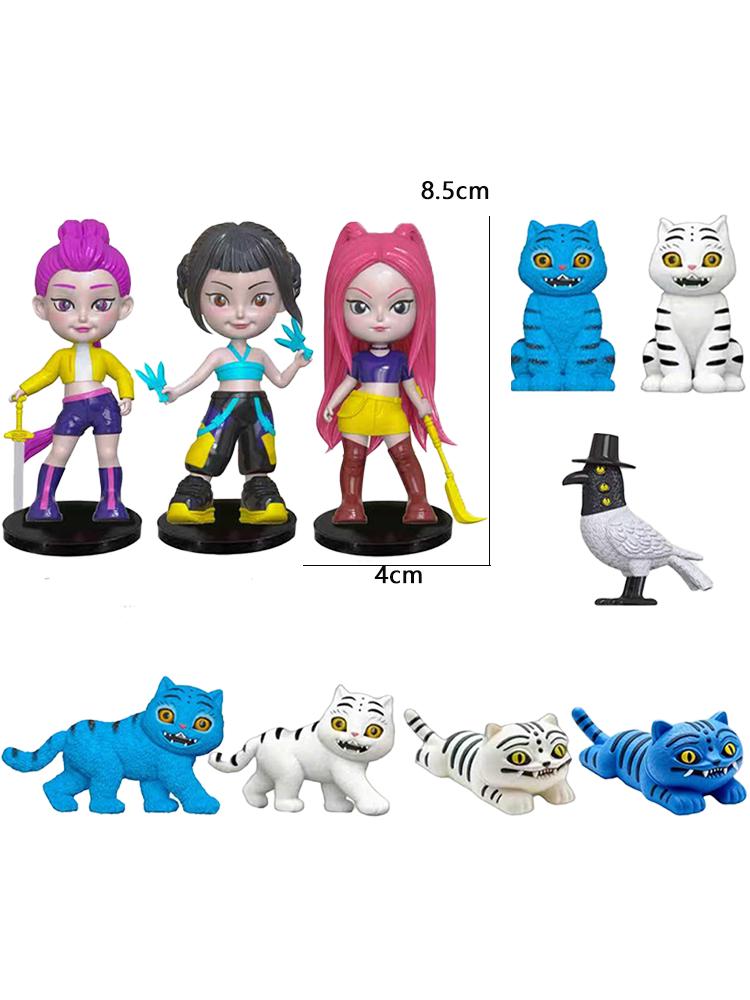 Kpop Dämonenjäger Actionfigur Spielzeug Derpys Tiger Rumi Mira Zoey Sussy Figur Puppe Für Fans Geschenk