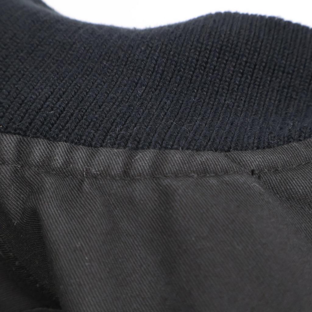 sacai 22-06191 Black Nylon Twill Mix Quilted Blouson Jacket 1 blackUsed